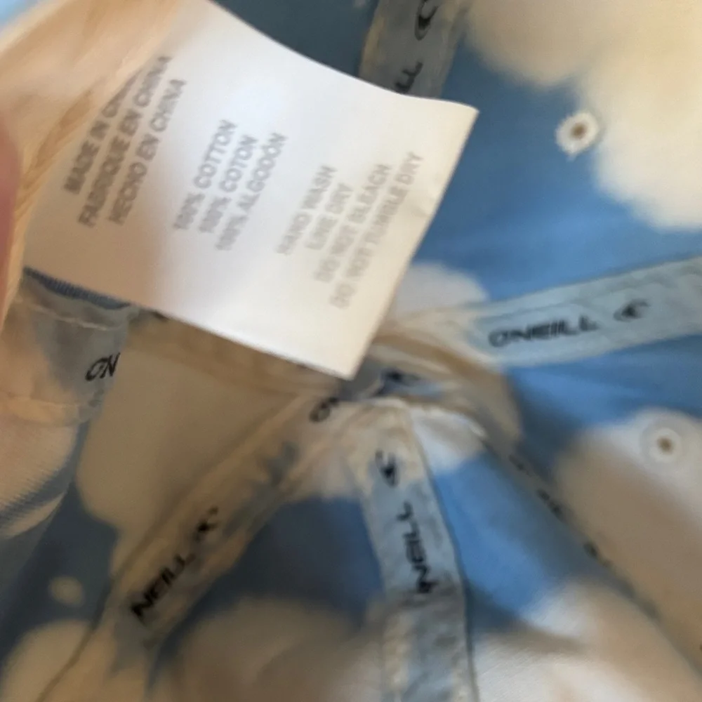 O'Neill Womens Sky Blue and White Tye Dye Hat - Picture 5 of 7